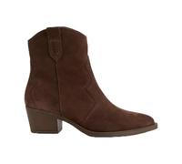 Infinity Leather Bottines cowboy marron en daim pour femmes 25702-41