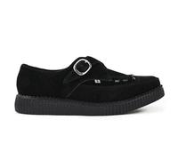 Infinity Leather Chaussures TUK Footwear Creepers Unisexes à Bout Pointu - Chaussures Gothiques à Plateforme et Bride en Cuir
