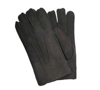 Infinity Leather Gants de luxe en cuir suédé et peau de mouton pour homme