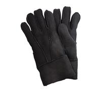 Infinity Leather Gants unisexes en daim et peau de mouton avec manchette enroulable/descendante