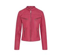 Infinity Leather Veste de Motard Classique en Cuir Véritable Pour Femme, Coupe Slim