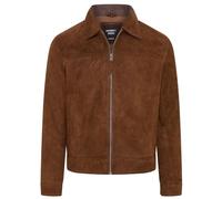 Infinity Leather Veste de Motard Harrington Classique en Cuir Suédé de Vhèvre 100% Véritable Pour Homme