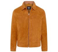 Infinity Leather Veste de Motard Harrington Classique en Cuir Suédé de Vhèvre 100% Véritable Pour Homme