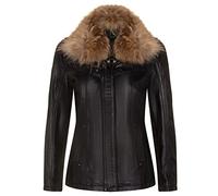 Infinity Leather Veste de Motard Parker en Cuir D'Agneau Nappa Pour Femme 5XL