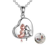 Infinity Love Collier avec pendentif en forme de cœur et inscriptions « Always My Sister » et « Forever My Friend », en argent sterling 925, pour sœurs, Argent sterling