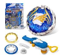 INFINITY NADO Non-Stop Toupie avec Lanceur magnétique Ares Wings, toupies en métal pour Enfants garçons Filles 5 6 7 8 9 10 11 12 Ans