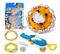 Infinity Nado Non-Stop Toupie avec Lanceur magnétique Cracking Panzer, toupies en métal pour Enfants garçons Filles 5 6 7 8 9 10 11 12 Ans