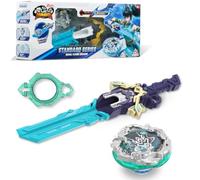 INFINITY NADO S7 toupie métal Attaque + Lanceur épée 5+ | Toupie métal attaque + lanceur épée accélération infinie. Kit Royal Flying Dragon vert. Jouet 5+ garçons & filles
