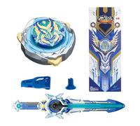 INFINITY NADO toupie en métal, avec Lanceur d'épée LED de Luxe, toupie Transformable en métal, pour Enfants garçons et Filles à partir de 5 6 7 8 9 10, Gale Wings, Bleu