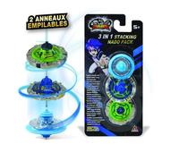 Infinity Nado Toupie Nado Et 2 Anneaux Empilables Pack 3 En 1 Exclusif Avec 1 Mini Toupie Bleue Et 2 Anneaux Infinity Nado Empil