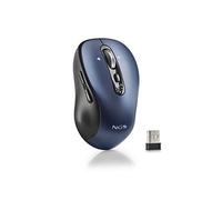 INFINITY-RB: Souris sans fil multi-appareils (2.4Ghz+BT5.1+BT5.1) rechargeable, touches silencieuses. Ambidextre. PPP : 1000/1600/2400/3200. Bleu