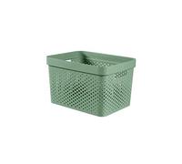 Curver Bac de rangement Infinity 17 L, 36 x 27 x 22 cm, vert (04740-S86)