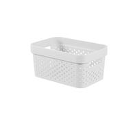 Curver | Bac Infinity 4,5L, Blanc, 26 x 17,5 x 12,3 cm, Plastique recyclé