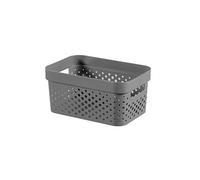Infinity Recycled Box 4.5l Dots Gris26x17,5xh12,3cm (lot de 5)