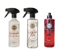 Infinity Wax Liquid Fire 5L Iron Fallout Remover et Wheel Cleaner, Formule pH Neutre élimine la poussière de Frein et la Contamination intégrée, sans Danger pour la Peinture, Les Roues et Les étriers