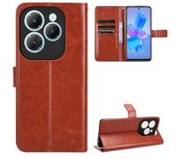 Infinix Hot 40 4G/40 Pro 4G Coque [Étui Portefeuille] [Fonction Support] [Slots pour Cartes] [Couverture à Rabat Magnétique] Compatible avec le Smartphone Infinix Hot 40 4G/40 Pro 4G(Marron)