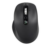 INFINMIND Souris sans Fil, Multi-Appareils Bluetooth, récepteur USB 2,4G et Double Bluetooth, molette de Navigation 4 Directions silencieuse pour Ordinateur, Portable, PC, MacBook, iPad(Noir)