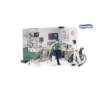 bruder 62711 - bworld Infirmerie, médecin, patient, équipement médical, secouristes
