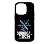 Infirmier Bloc Opératoire Couteau Ciseaux ECG Cœur Coque pour iPhone 14 Pro