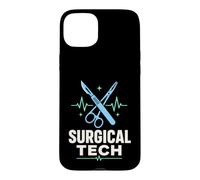 Infirmier Bloc Opératoire Couteau Ciseaux ECG Cœur Coque pour iPhone 15 Plus