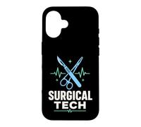 Infirmier Bloc Opératoire Couteau Ciseaux ECG Cœur Coque pour iPhone 16