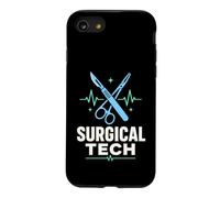 Infirmier Bloc Opératoire Couteau Ciseaux ECG Cœur Coque pour iPhone SE (2020) / 7/8