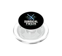 Infirmier Bloc Opératoire Couteau Ciseaux ECG Cœur PopSockets PopGrip pour MagSafe