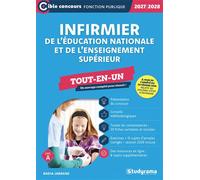 Infirmier de l’Éducation nationale et de l’enseignement supérieur - Tout-en-un (Catégorie A - Concours 2027-2028) - Badia Jabrane - Studyrama Eds - broché - Scolaire / Universitaire