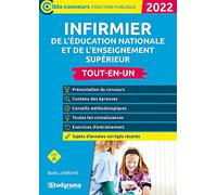 Infirmier de l'éducation nationale et de l'enseignement supérieur: 2022