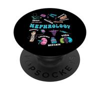 Infirmier(e) en dialyse Néphrologie Rein Technicien(ne) PopSockets PopGrip Adhésif