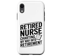 Infirmière à la Retraite cartographiant Mon Chemin vers Le Plaisir de la Retraite Coque pour iPhone XR