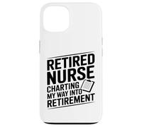 Infirmière à la Retraite cartographiant Mon Chemin vers Le Plaisir de la Retraite Coque pour iPhone 13