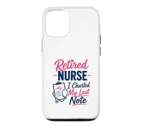 Infirmière à la Retraite, J'Ai tracé ma dernière Note Une Retraite Amusante Coque pour iPhone 12/12 Pro