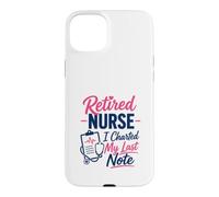 Infirmière à la Retraite, J'Ai tracé ma dernière Note Une Retraite Amusante Coque pour iPhone 15 Plus