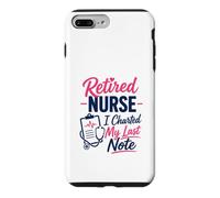 Infirmière à la Retraite, J'Ai tracé ma dernière Note Une Retraite Amusante Coque pour iPhone 7 Plus/8 Plus