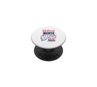 Infirmière à la Retraite, J'Ai tracé ma dernière Note Une Retraite Amusante PopSockets PopGrip Adhésif