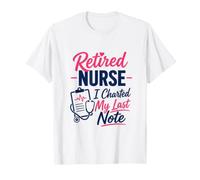 Infirmière à la Retraite, J'Ai tracé ma dernière Note Une Retraite Amusante T-Shirt