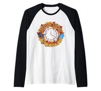 Infirmière à la Retraite Motif Automne Off The Clock Manche Raglan