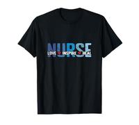 Infirmière Amour Inspire Guérison meilleur emploi à l'hôpital T-Shirt