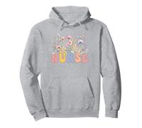 Infirmière Appréciation Day Groovy Floral Cute RN Nursing #25L55 Sweat à Capuche