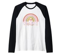 Infirmière arc-en-ciel infirmière soins infirmiers graduation amour médical Manche Raglan