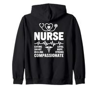 Infirmière - Caring Smart Compassionate Sweat à Capuche