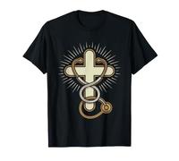 Infirmiere Chretienne Appelee Guerir Foi Croix Stethoscope T-Shirt
