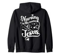 Infirmière chrétienne Infirmière au nom de Jésus Foi Sweat à Capuche
