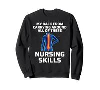 infirmière, compétences infirmières, RN, LPN, oncologie, pédiatrique Sweatshirt