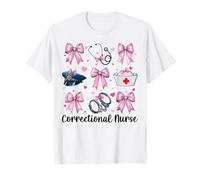 Infirmière correctionnelle Prison infirmière Fille Maman Coquette Bow T-Shirt