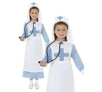 Infirmière Costume Filles Livre Jour Époque Guerre Déguisement Éducatif