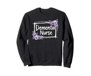 Infirmière démence Floral Healthcare Appréciation Design Sweatshirt