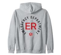 Infirmière des urgences Vintage sur Le Dos Sweat à Capuche
