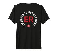 Infirmière des urgences Vintage sur Le Dos T-Shirt Haut de Gamme